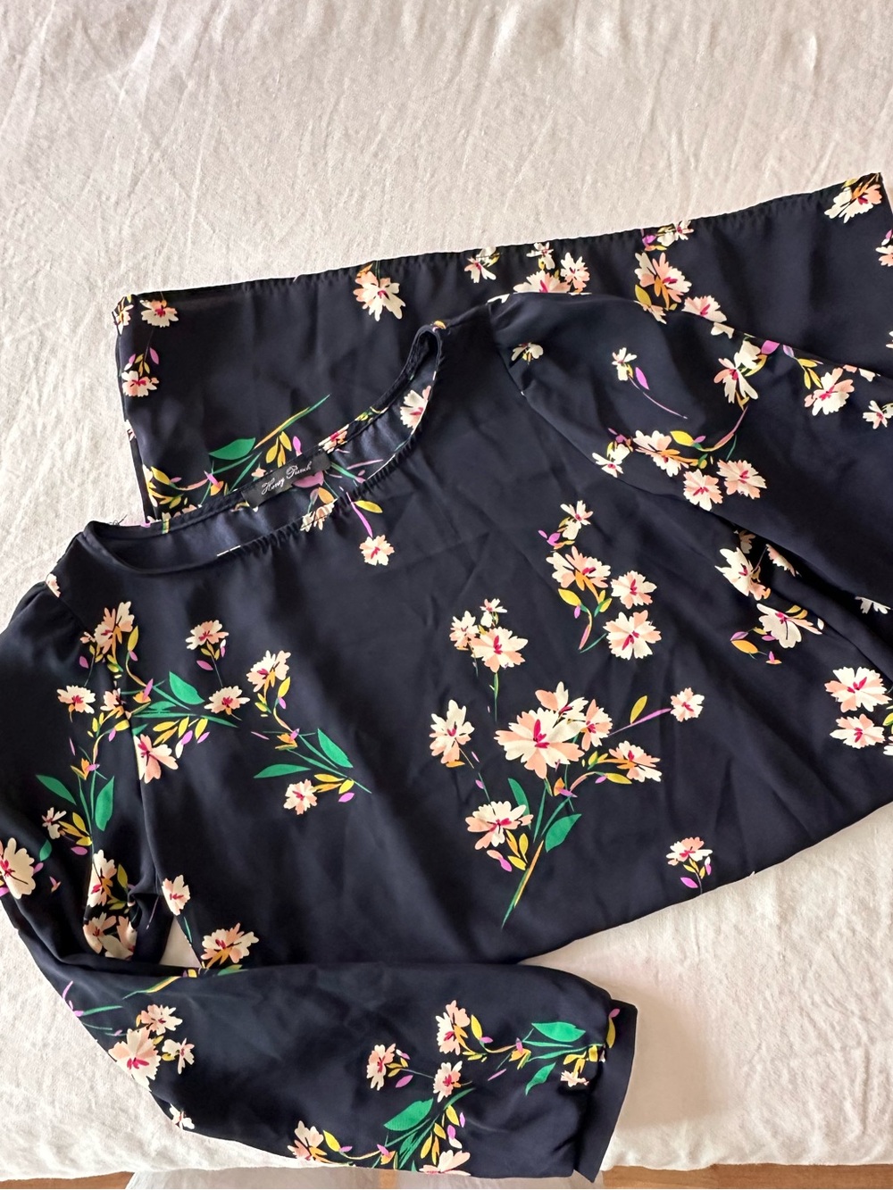 Honey Punch - Navy Floral Mini Dress (size S)